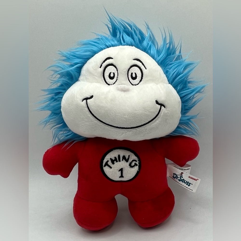 Aurora 2021 Dr Seuss Thing 1 And Thing 2 Stuffed Plush